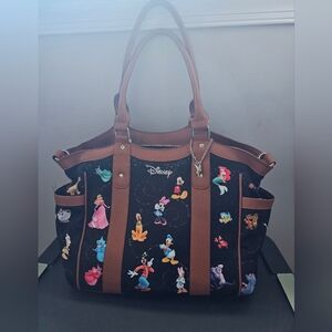 The Bradford Exchange Disney Character Black and Brown Bag